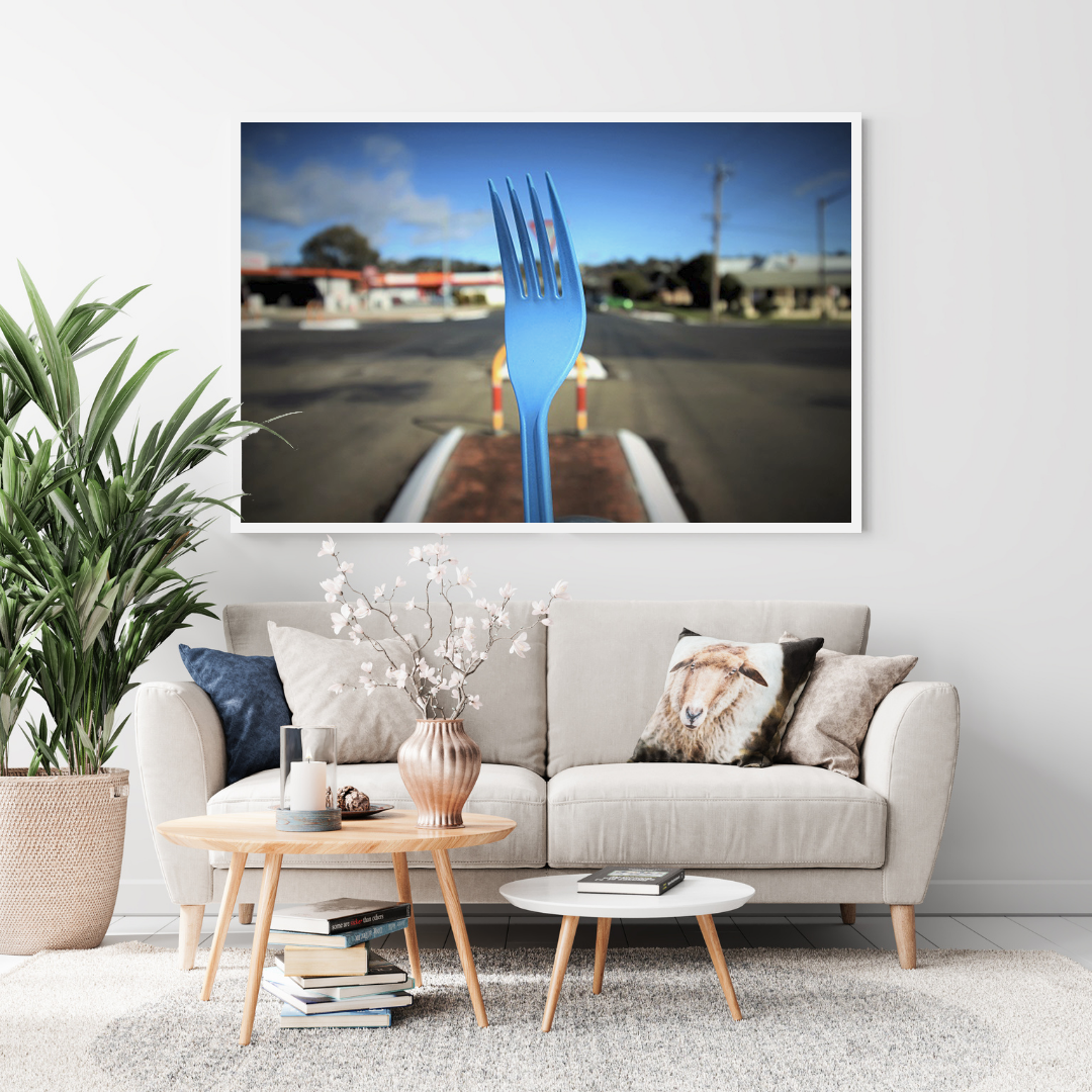 A Fork in the Road original abstract contextualised office art modern decor photo print by Blair Montague Drake
